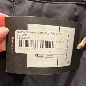 Burton Women's Marcy High Rise Stretch Ski Pants - True Black